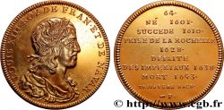 SÉRIE MÉTALLIQUE DES ROIS DE FRANCE Médaille, Règne de LOUIS XIII - 64 - refrappe ultra-moderne