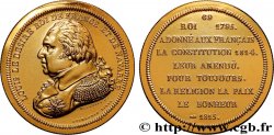 SÉRIE MÉTALLIQUE DES ROIS DE FRANCE Médaille, Louis XVIII - 69 - refrappe ultra-moderne