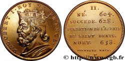 SÉRIE MÉTALLIQUE DES ROIS DE FRANCE Médaille, Dagobert I - 2 - refrappe ultra-moderne