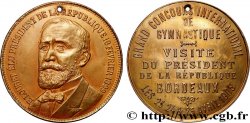 TROISIÈME RÉPUBLIQUE Médaille, Visite du président Émile Loubet au grand concours international de gymnastique