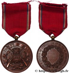 TROISIÈME RÉPUBLIQUE Médaille, Société de gymnastique et tir de Bordeaux