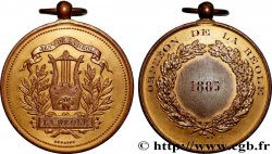 TROISIÈME RÉPUBLIQUE Médaille, Orphéon de la Réole