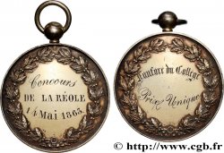 SECOND EMPIRE Médaille, Concours de musique, Fanfare du collègue