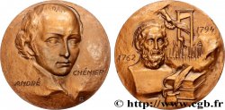 LITTÉRATURE : ÉCRIVAINS/ÉCRIVAINES - POÈTES Médaille, André Chenier