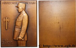 ÉTAT FRANÇAIS Plaquette, Maréchal Pétain, chef de l’état français