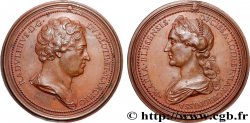 LORRAINE - DUCHY OF LORRAINE - RAOUL and MARY OF BLOIS Médaille, Raoul le Vaillant et Marie de Blois