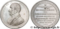 GRANDE BRETAGNE - VICTORIA Médaille, Marquis de la Rochefoucauld, Convention des amis de la paix universelle
