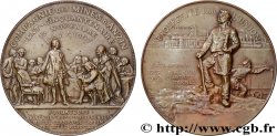 III REPUBLIC Médaille, 150e anniversaire de la Compagnie des mines d’Anzin