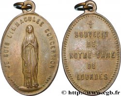 MÉDAILLES RELIGIEUSES Médaille, Notre-Dame de Lourdes