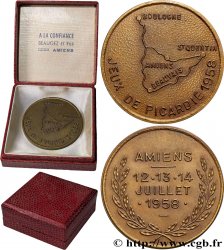 QUATRIÈME RÉPUBLIQUE Médaille, Jeux de Picardie