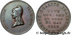 DEUXIÈME RÉPUBLIQUE Médaille, Fête du Champ de Mars