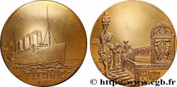 MER ET MARINE : PAQUEBOTS, NAVIRES, BATEAUX Médaille, Paquebot Titanic