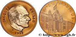 V REPUBLIC Médaille, Jacques Chirac, président de la République
