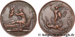 HENRI V COMTE DE CHAMBORD Médaille, Naissance de Henri, duc de Bordeaux, futur comte de Chambord