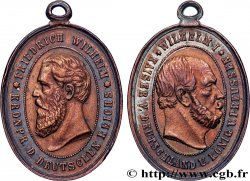 GERMANY - KINGDOM OF PRUSSIA - WILLIAM I Médaille, Guillaume Ier et le prince héritier