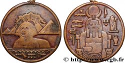 ÉGYPTE - RÉPUBLIQUE D ÉGYPTE Médaille, Sphinx et pyramides de Khéops