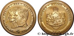 BELGIUM Médaille, 15e anniversaire de mariage de Mathilde et Philippe