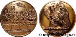 PREMIER EMPIRE / FIRST FRENCH EMPIRE Médaille, Bataille d’Essling et passage du Danube, refrappe