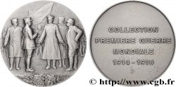 V REPUBLIC Médaille, Visite du Général Pershilg sur le front, Collection première guerre mondiale