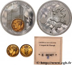 EUROPA Médaille, European Currencies, Luxembourg
