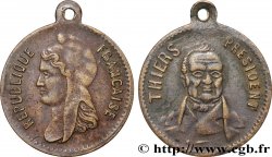 III REPUBLIC Médaillette, Thiers Président
