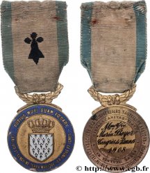 III REPUBLIC Médaille, Société des hospitaliers sauveteurs bretons, Congrès de Rennes