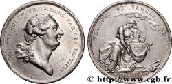 LOUIS XVI Médaille dénonçant la mort du roi le 21 janvier 1793