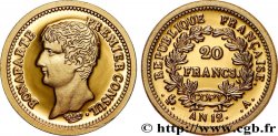 CINQUIÈME RÉPUBLIQUE Médaille, Reproduction de monnaie, 20 Francs An 12 Premier Consul