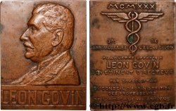 TERCERA REPUBLICA FRANCESA Plaquette, Léon Govin, directeur du conseil d’administration