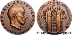 QUATRIÈME RÉPUBLIQUE Médaille, Frédéric Joliot-Curie