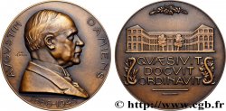 QUATRIÈME RÉPUBLIQUE Médaille, Augustin Damiens, Commémoration de son décès