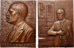 SCIENCES & SCIENTIFIQUES Plaque, Paul Langevin