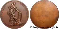 TROISIÈME RÉPUBLIQUE Médaille, Milon de Crotone d après Puget