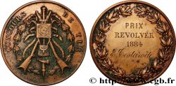 III REPUBLIC Médaille, Concours de tir, Prix Revolver