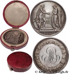 CHARLES X Médaille de mariage, Couple antique