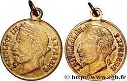 SECOND EMPIRE Médaillette, Napoléon III