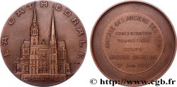 QUATRIÈME RÉPUBLIQUE Médaille, Cathédrale de Chartres, Amicale des anciens des T.N.B.