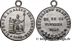 DEUXIÈME RÉPUBLIQUE Médaille, Journées de février