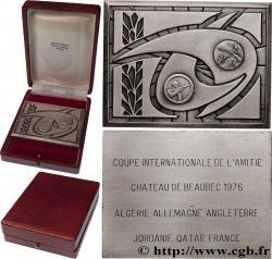 V REPUBLIC Plaquette, Coupe internationale de l’amitié, Chateau de Beaubec