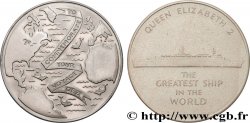 GRANDE-BRETAGNE - ÉLISABETH II Médaille, Queen Elizabeth 2, Commémoration du voyage