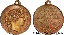 III REPUBLIC Médaille, Concours de manoeuvre de pompes à incendie