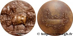 TROISIÈME RÉPUBLIQUE Médaille, Vaches et taureau