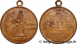 III REPUBLIC Médaille, Inauguration de la statue de l’amiral Courbet