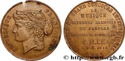 TROISIÈME RÉPUBLIQUE Médaille, Grand concours international de musique