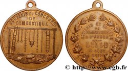 TROISIÈME RÉPUBLIQUE Médaille, Souvenir du concours de gymnastique