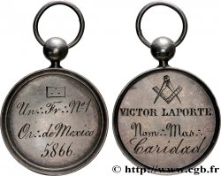 FRANC - MAÇONNERIE Médaille, Orient de Mexico, Union Fr:. n°1 TTB