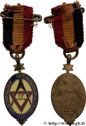 FREEMASONRY Médaille, Orient de La Haye, Tempérance belge, nous maintiendrons XF