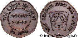 FRANC - MAÇONNERIE Médaille, Lodge of Light