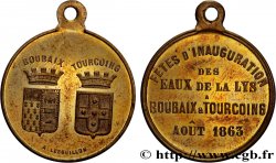 SECOND EMPIRE Médaille, Fête d’inauguration des eaux de la Lys