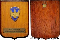 FRANCE Plaquette, 415ème Bataillon de commandement et de soutien